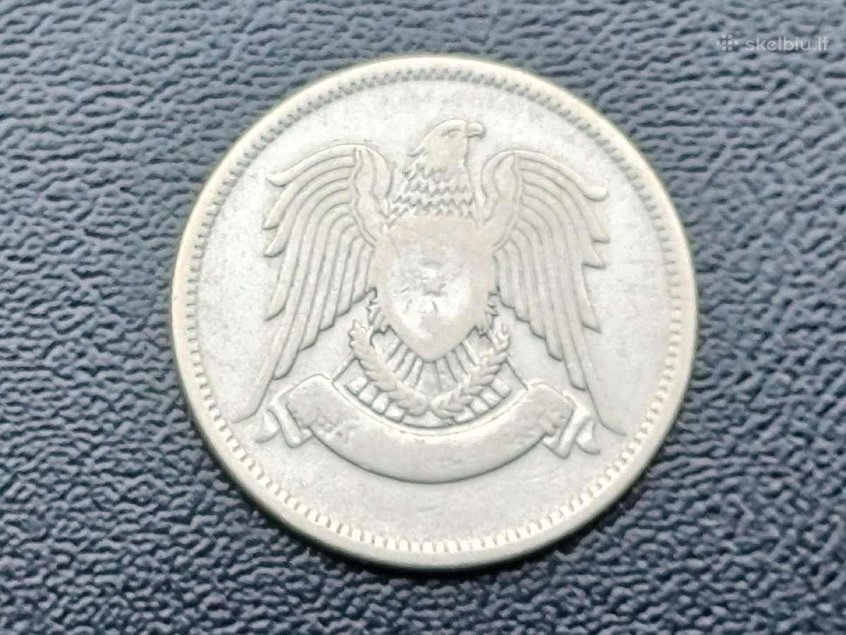 10 piastrų 1947m. Sirija sidabras - nuotraukos Nr. 2
