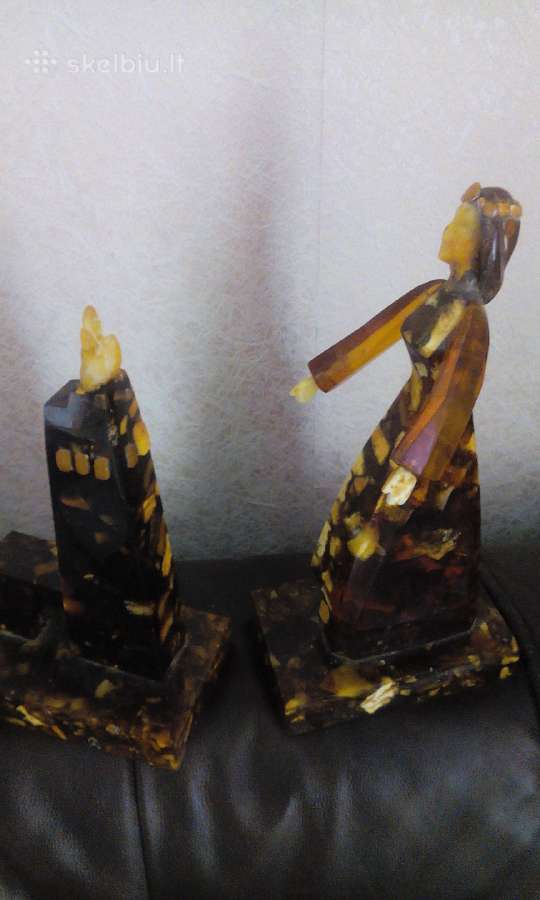 Gintaro Statuleles ( knygu laikikliai-bookendai) - nuotraukos Nr. 2