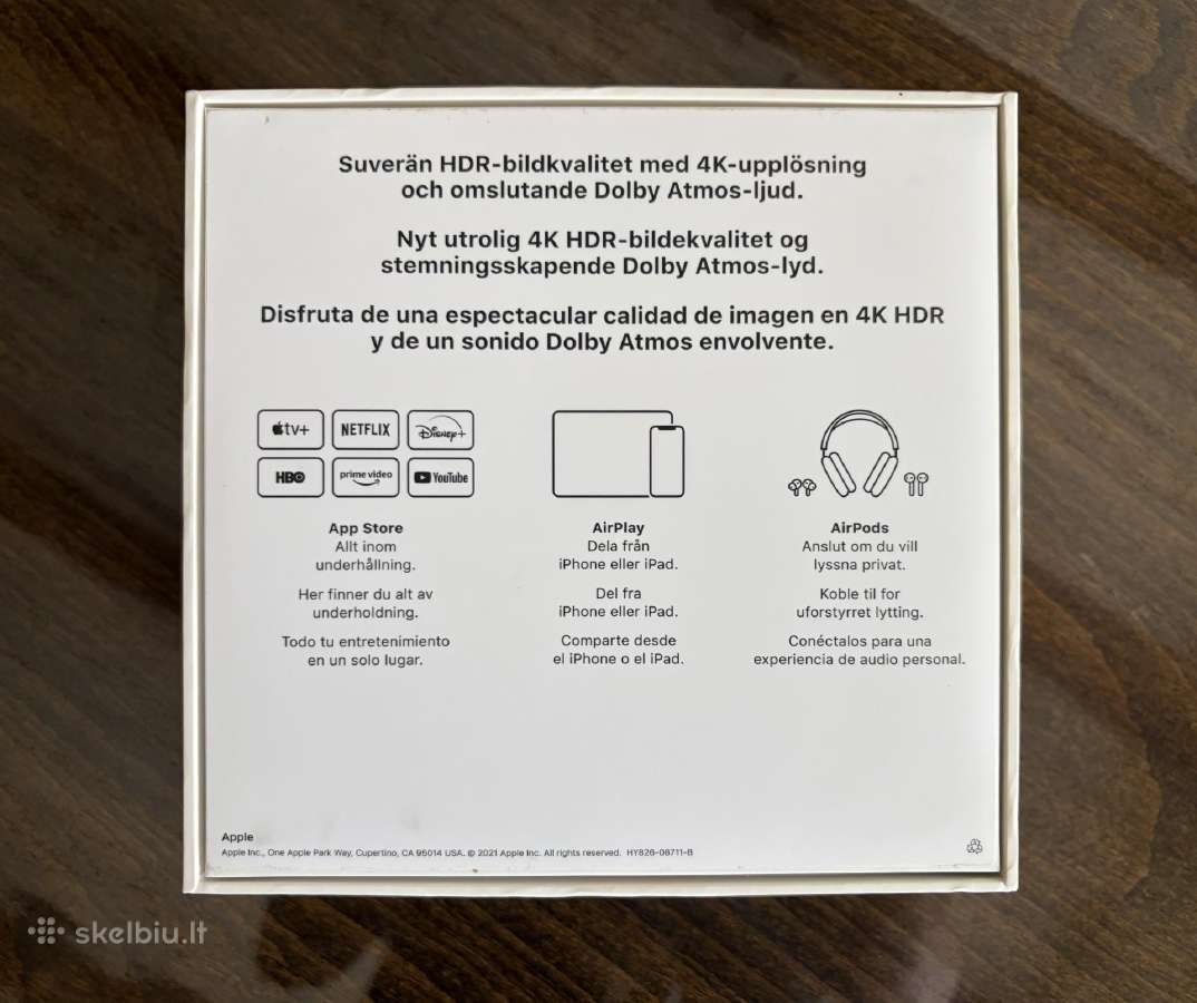 Apple TV 4k - nuotraukos Nr. 2