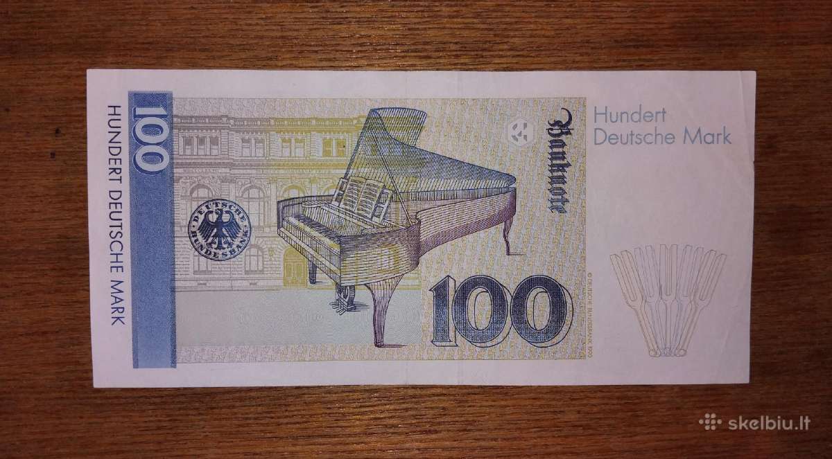 Vokietijos 100 markių banknotas - nuotraukos Nr. 2