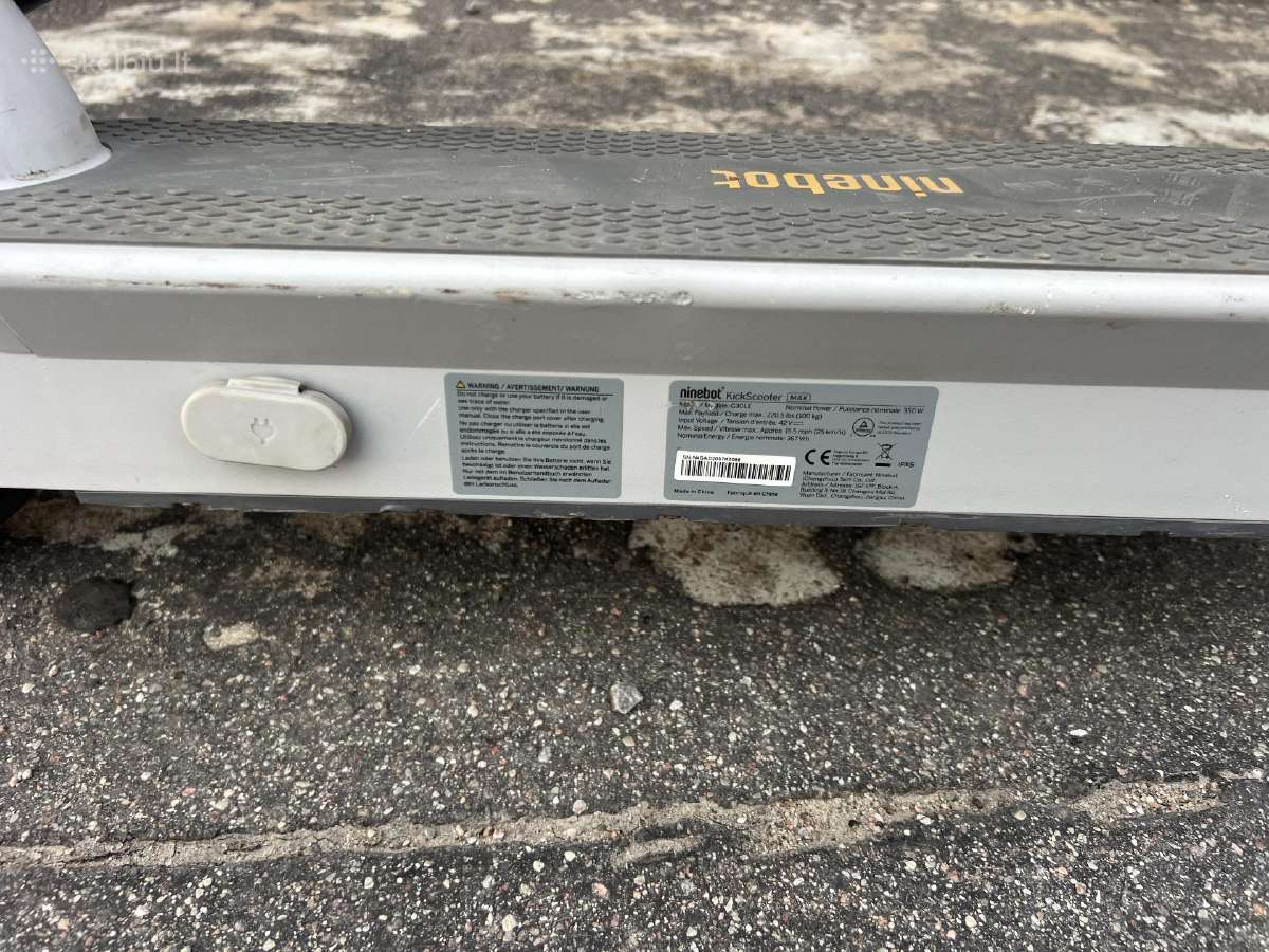 Ninebot G30 Le Rida 1140km - nuotraukos Nr. 9