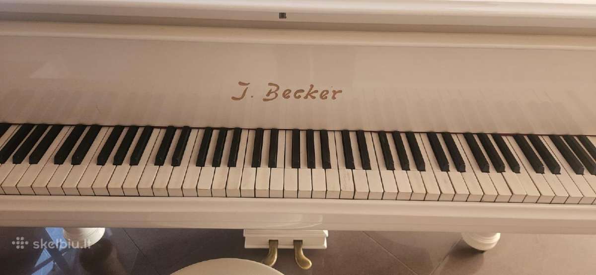 J. Becker piano pianinas antikvarinis - nuotraukos Nr. 2