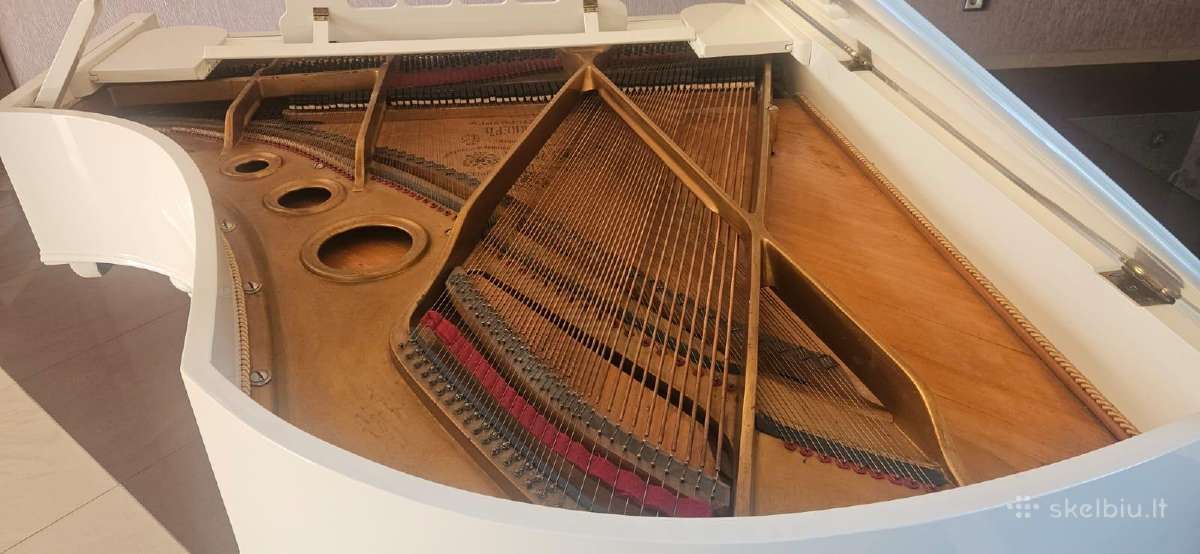 J. Becker piano pianinas antikvarinis - nuotraukos Nr. 4