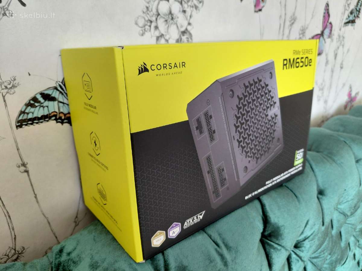 Maitinimo blokas Corsair Rm650e - nuotraukos Nr. 6