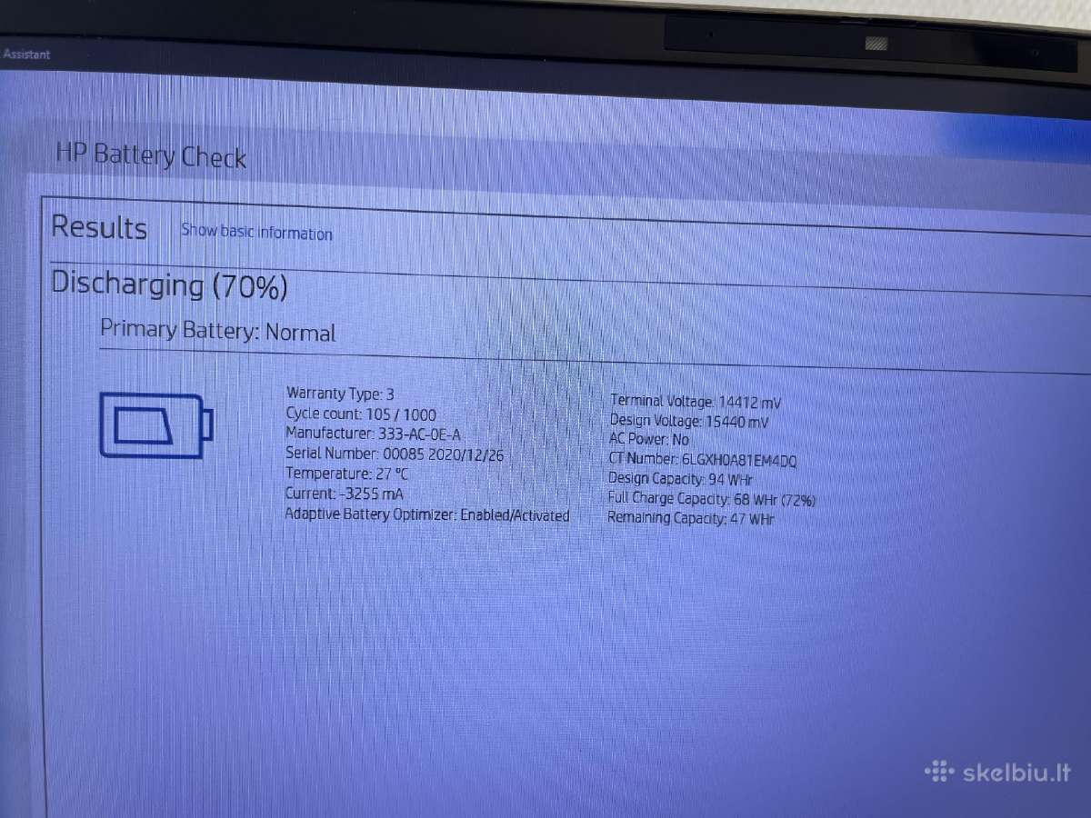Hp Zbook Fury 17 G7 i7-10850h 32gb RAM 512gb SSD - nuotraukos Nr. 10