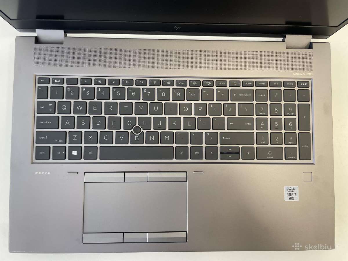 Hp Zbook Fury 17 G7 i7-10850h 32gb RAM 512gb SSD - nuotraukos Nr. 3