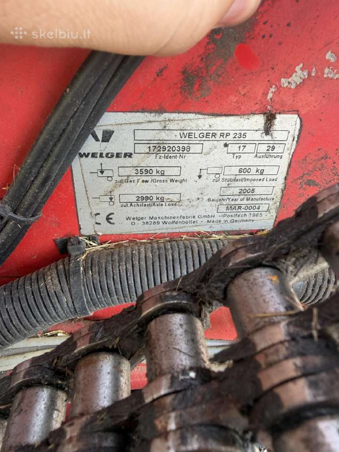 Welger Rp 235 Profi - nuotraukos Nr. 4