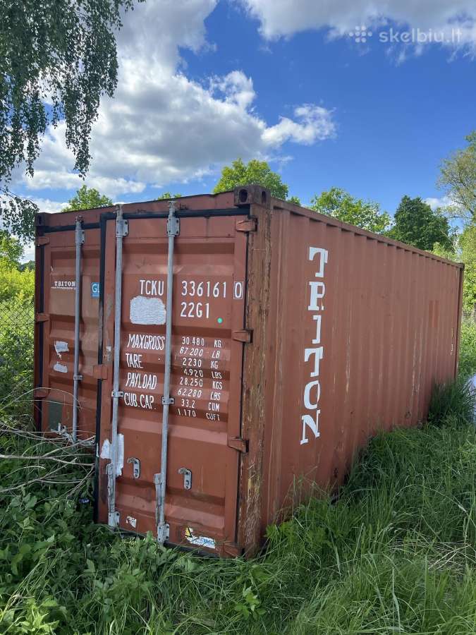 Naujas 20 pėdų jūrinis konteineris Kaune Akcija - nuotraukos Nr. 13
