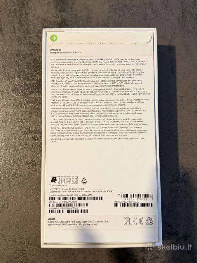 iPhone 15 black - nuotraukos Nr. 10