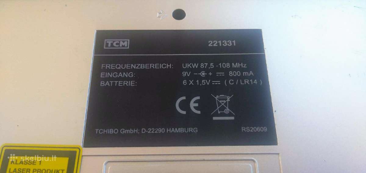 Radijas Radijo imtuvai JVC Sony Tcm - nuotraukos Nr. 7