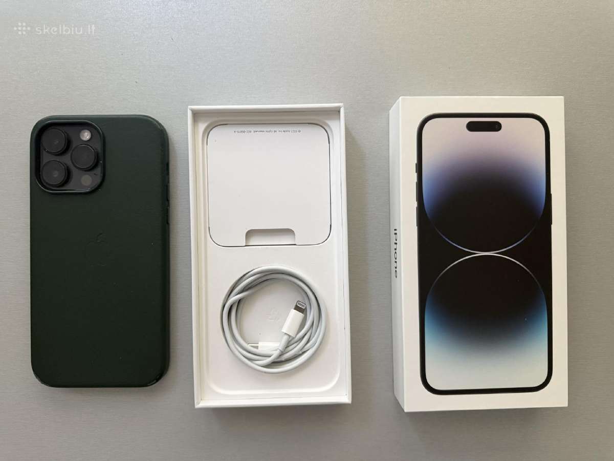 Idealus iPhone 14pro Max 256gb Space black - nuotraukos Nr. 2