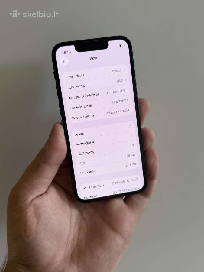 iPhone 13 Mini - nuotraukos Nr. 5