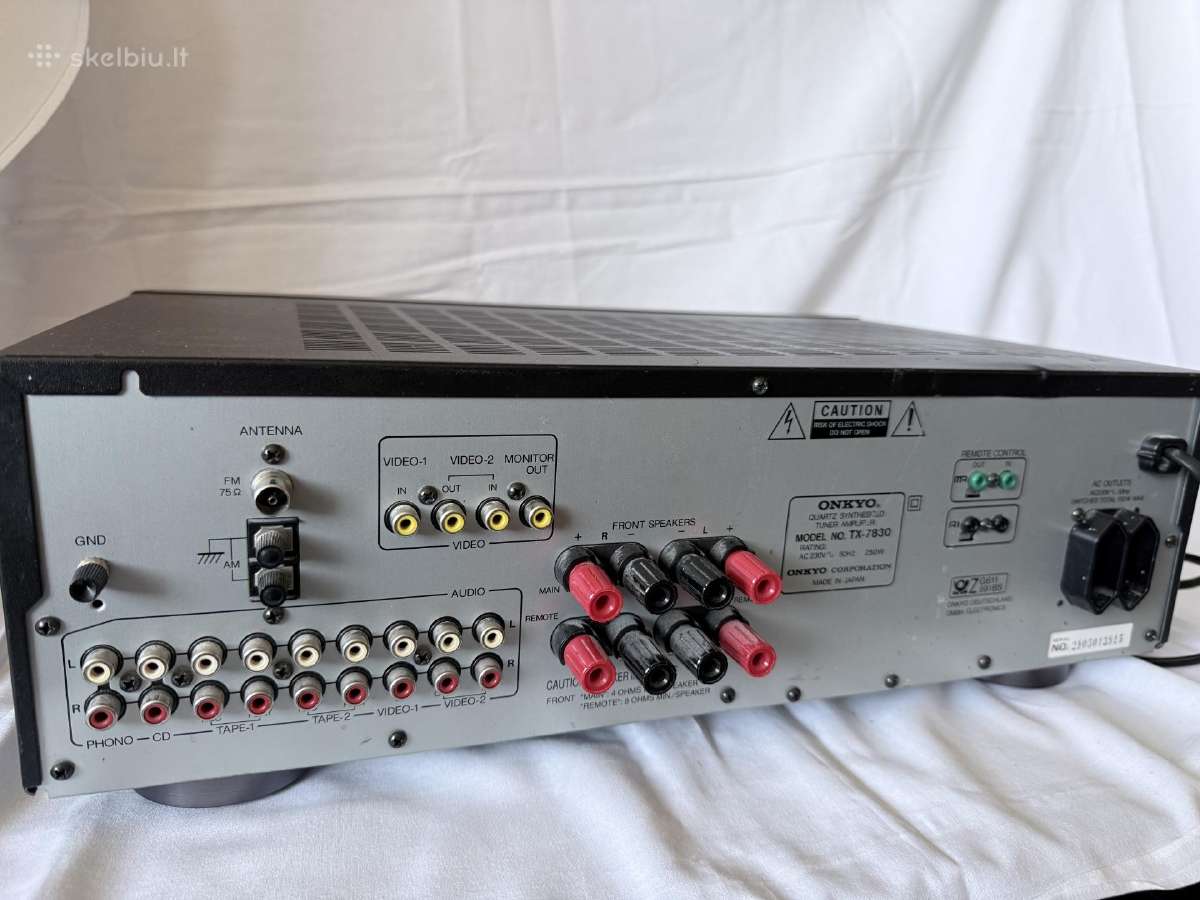 Onkyo Tx-7830 - nuotraukos Nr. 9