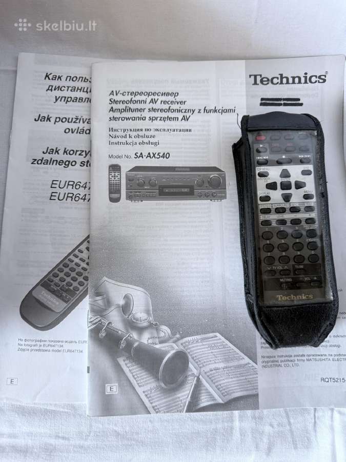 Technics Sa-ax540 - nuotraukos Nr. 9