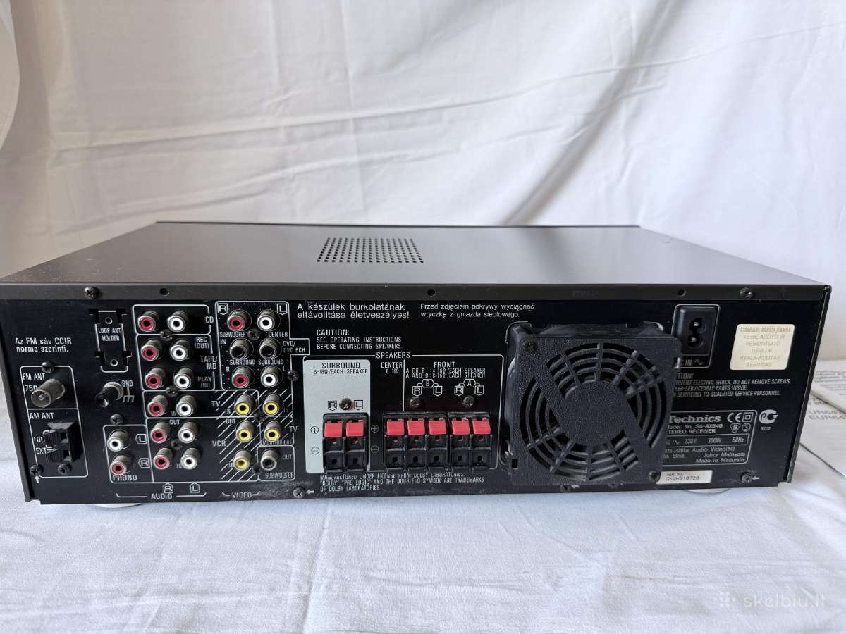 Technics Sa-ax540 - nuotraukos Nr. 10