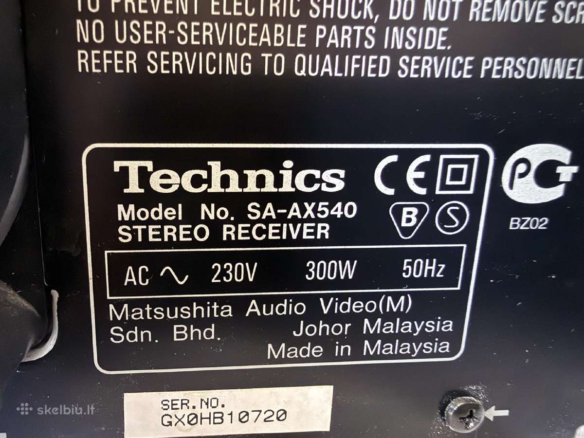 Technics Sa-ax540 - nuotraukos Nr. 11