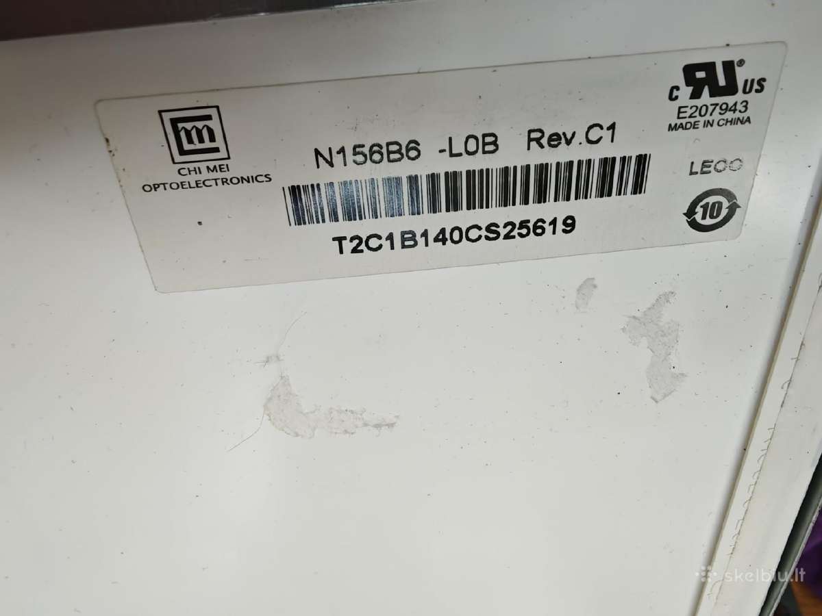 N156b6-l0b Rev.C1 matrica su Acer ekrano korpusu - nuotraukos Nr. 3