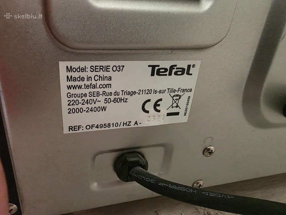 Mini orkaitė tefal - nuotraukos Nr. 3