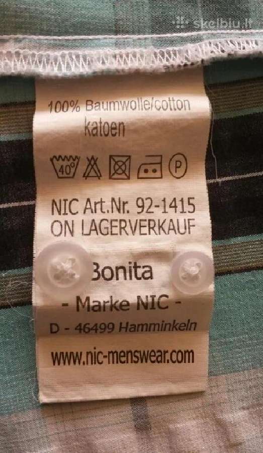 Vyriski marskiniai, baltiniai. Medvilne.skaitykite - nuotraukos Nr. 5