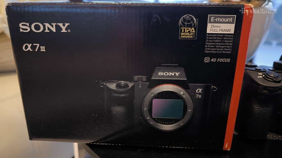Sony a7 III (Body) - nuotraukos Nr. 8