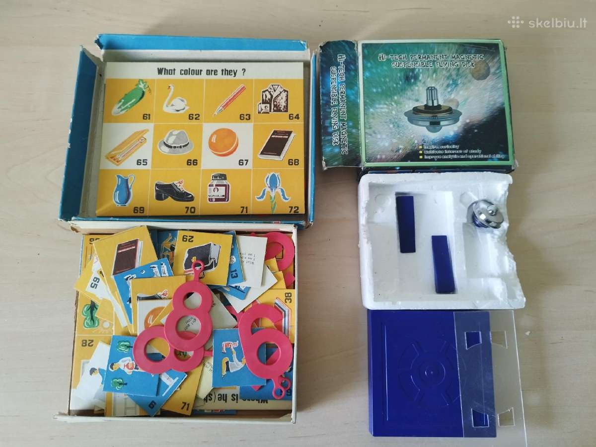 Retro stalo žaidimų rinkinys - nuotraukos Nr. 6