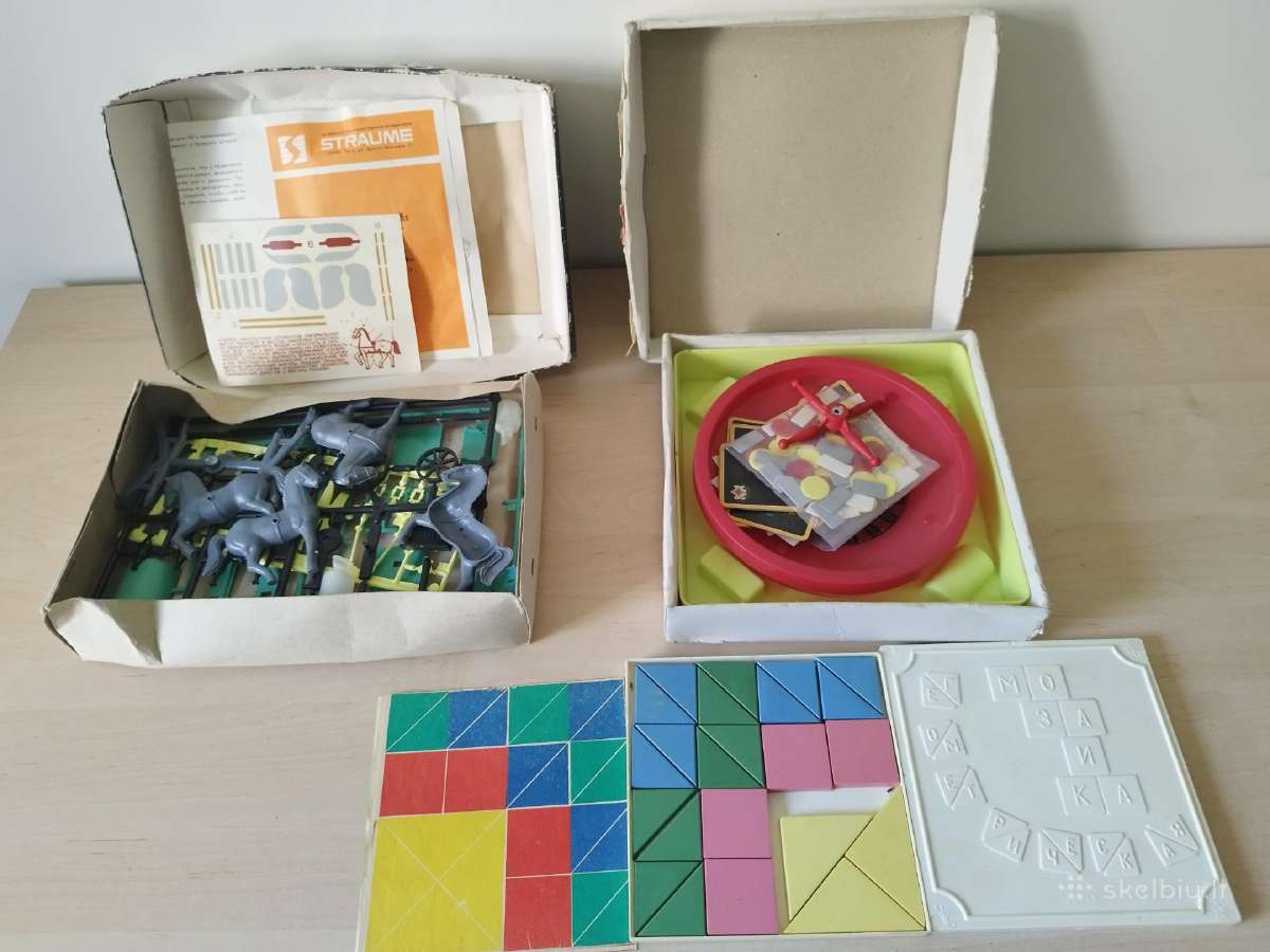 Retro stalo žaidimų rinkinys - nuotraukos Nr. 8