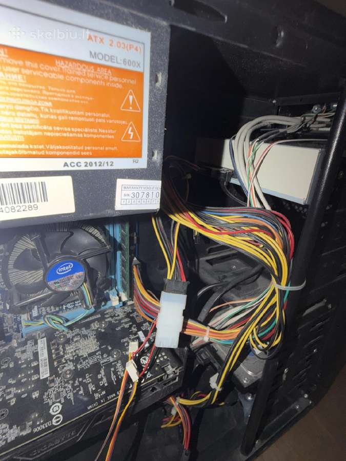 Žaidimų ir darbo stacionarus Pc i5 Gtx1050 1.5tb - nuotraukos Nr. 6
