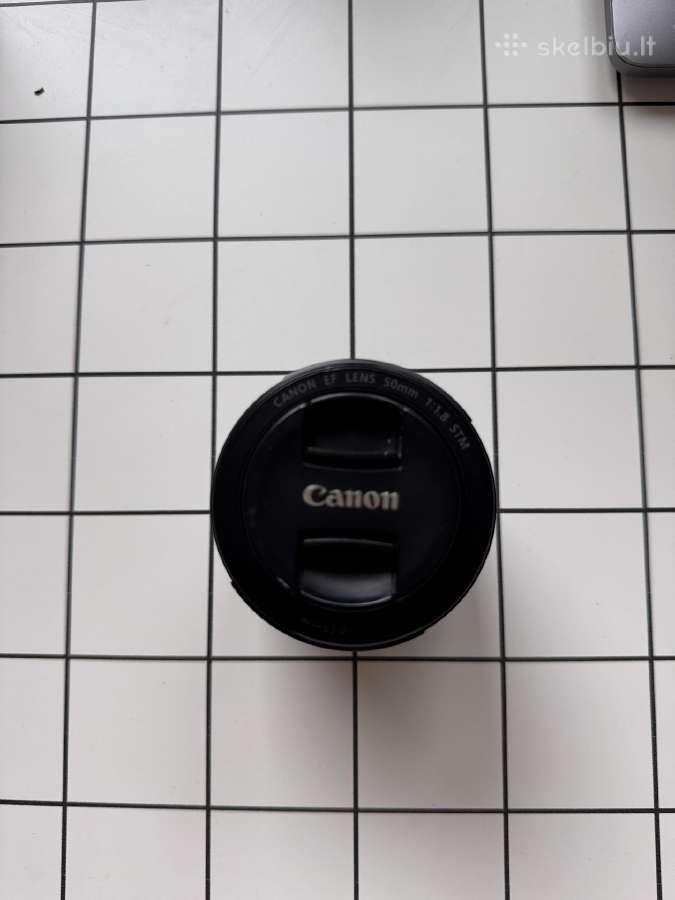 Canon Ef 50mm f/1.8 Stm + Originalus Canon adapt. - nuotraukos Nr. 2