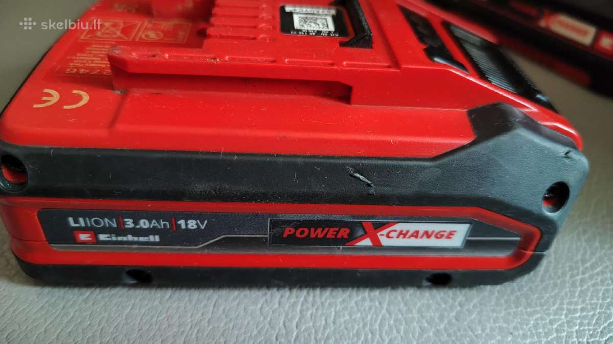 Einhell 18v naudoti akum. - nuotraukos Nr. 4