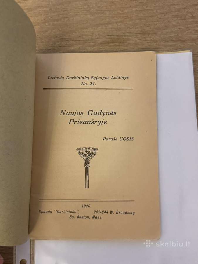 Naujos Gadynės Prieaušryje 1920 m. - nuotraukos Nr. 2