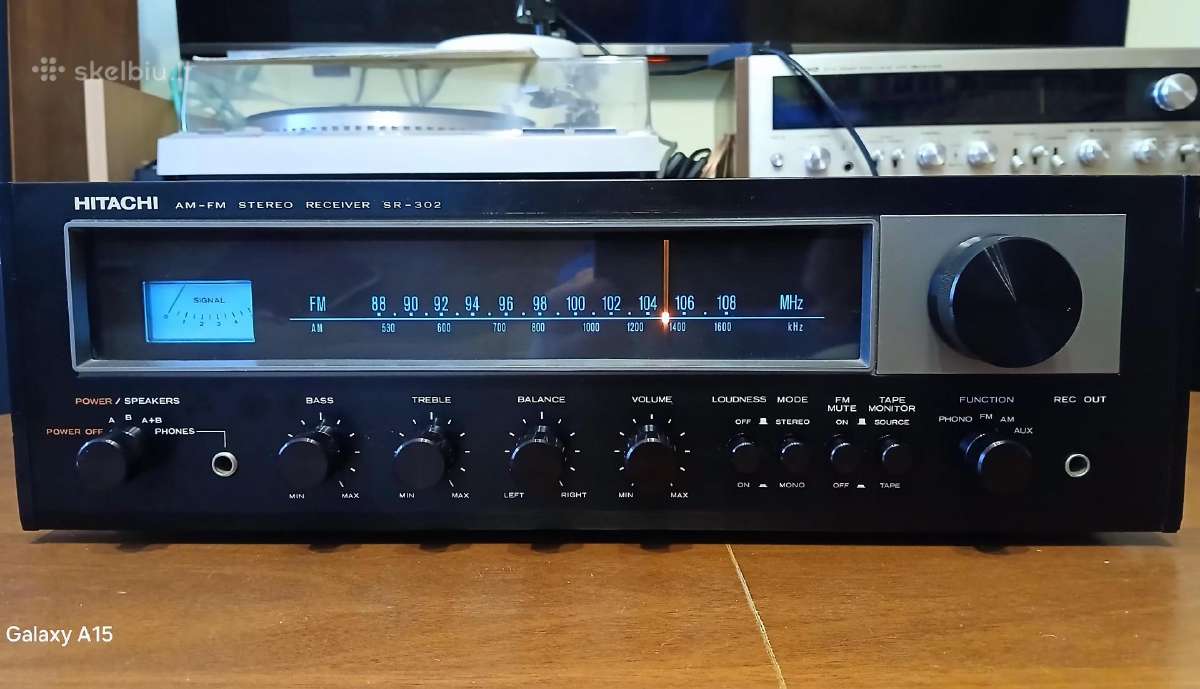 Geros būklės japonas Hitachi Sr-302 - nuotraukos Nr. 2