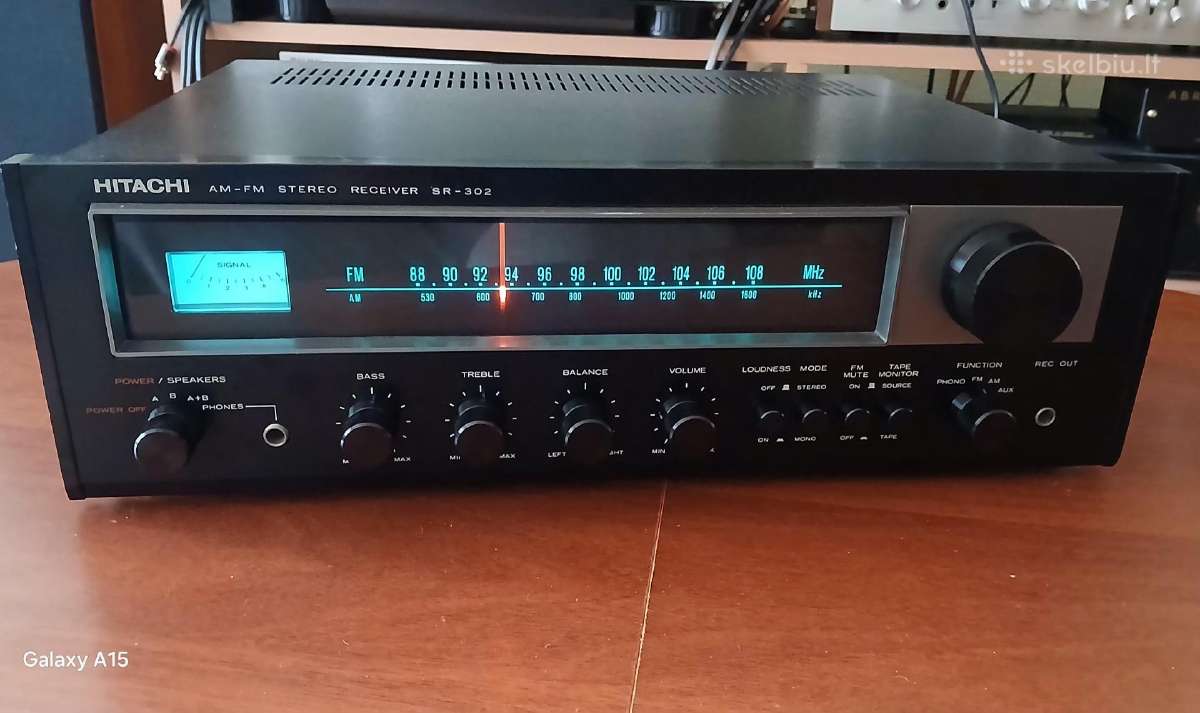 Geros būklės japonas Hitachi Sr-302 - nuotraukos Nr. 3