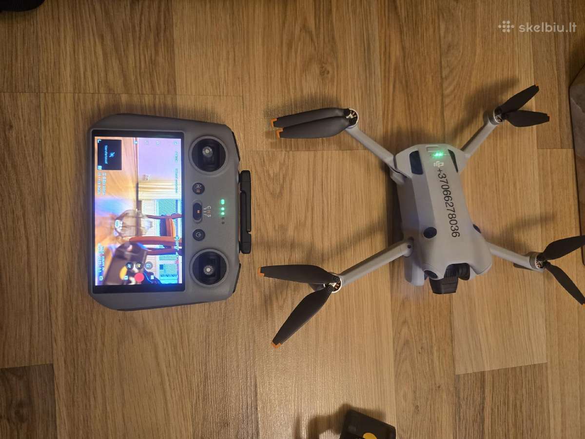 Dji mini 4 pro fly more combo dronas rc2 - nuotraukos Nr. 3