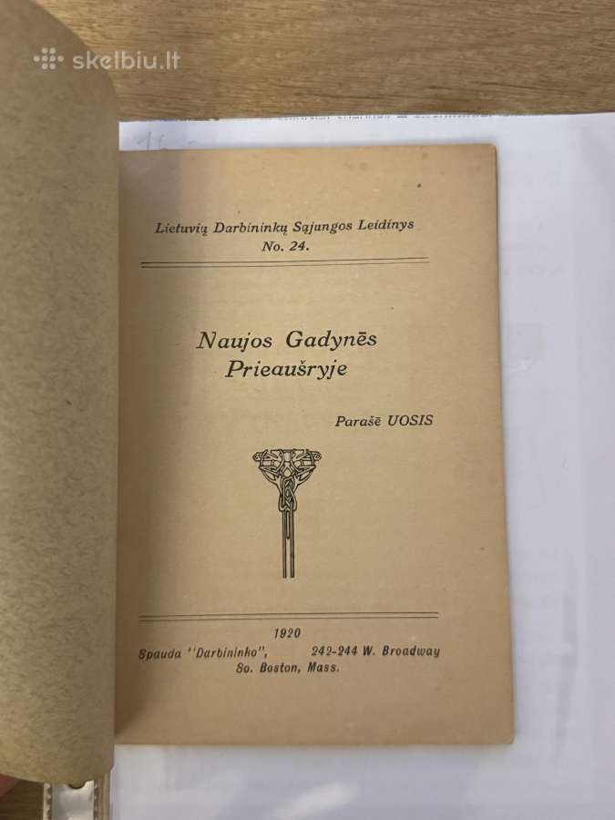 Naujos Gadynės Prieaušryje 1920 m. - nuotraukos Nr. 2