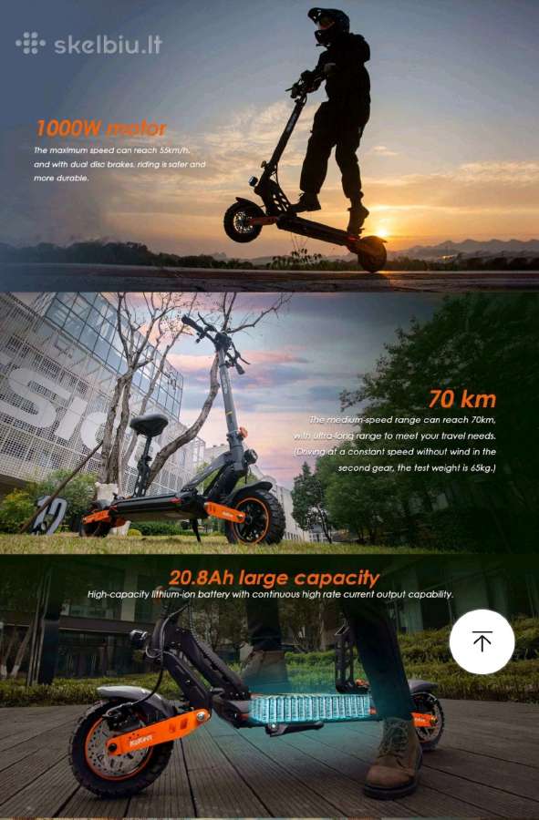 Kukirin G2 Max 12 mėn.garantija naujas supakuotas - nuotraukos Nr. 2