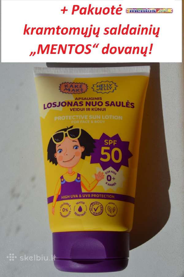 Kakė Makė losjonas nuo saulės Spf50 + dovana - nuotraukos Nr. 3