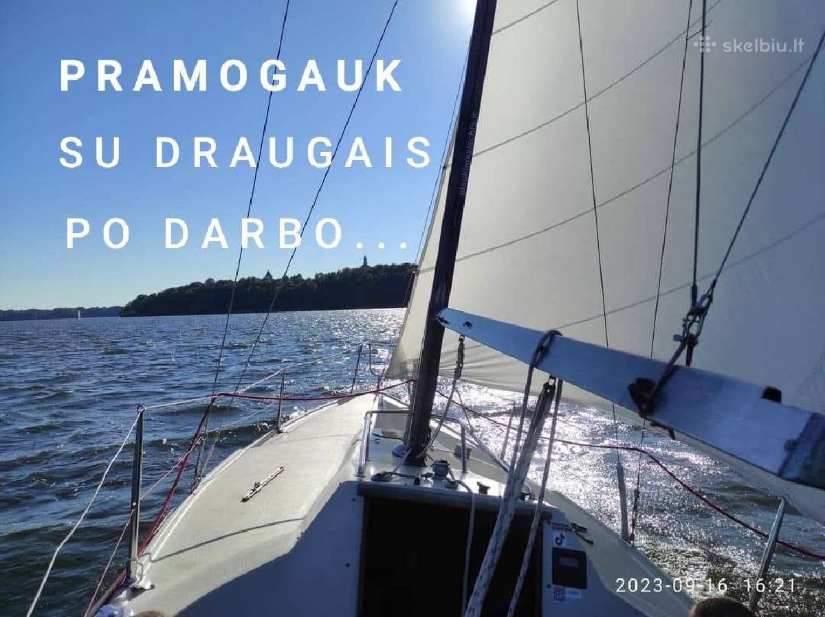 Pasiplaukiojimai jachta Kauno mariose - nuotraukos Nr. 3