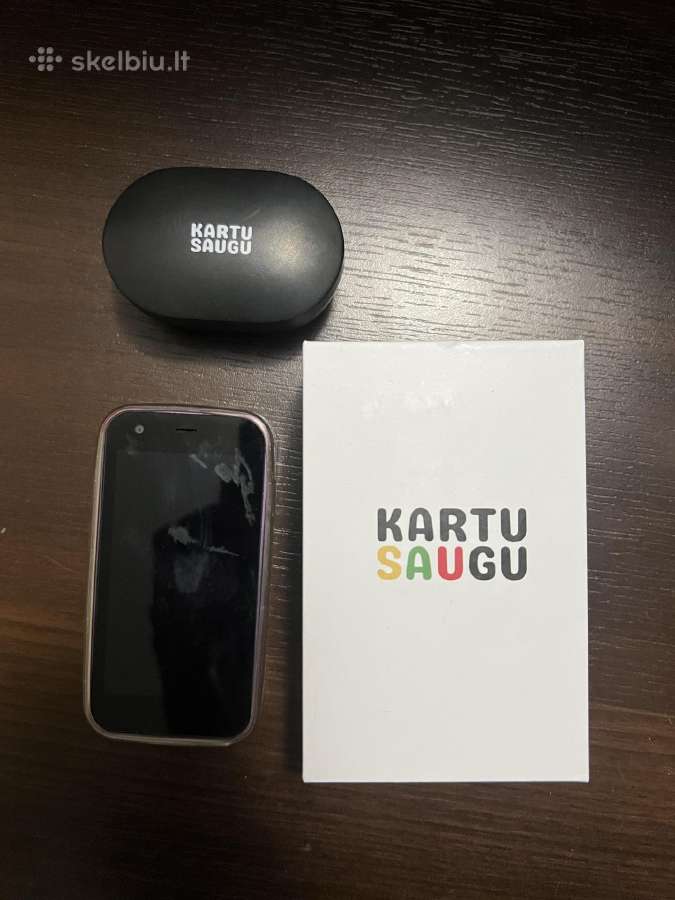 Kartu Saugu išmanusis telefonas + belaid. ausines - nuotraukos Nr. 2