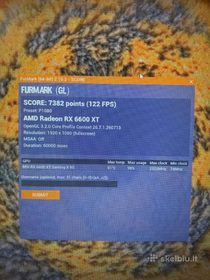 Gaming kompiuteris Amd Ryzen 7 / Rx 6600xt Be RAM - nuotraukos Nr. 10