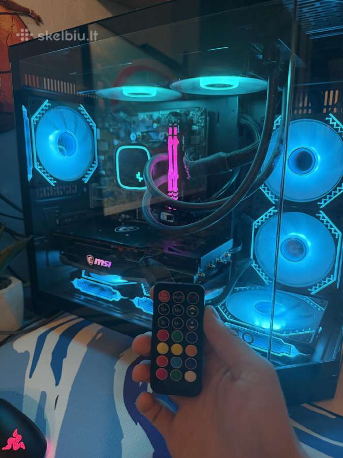 Gaming kompiuteris Amd Ryzen 7 / Rx 6600 - nuotraukos Nr. 13