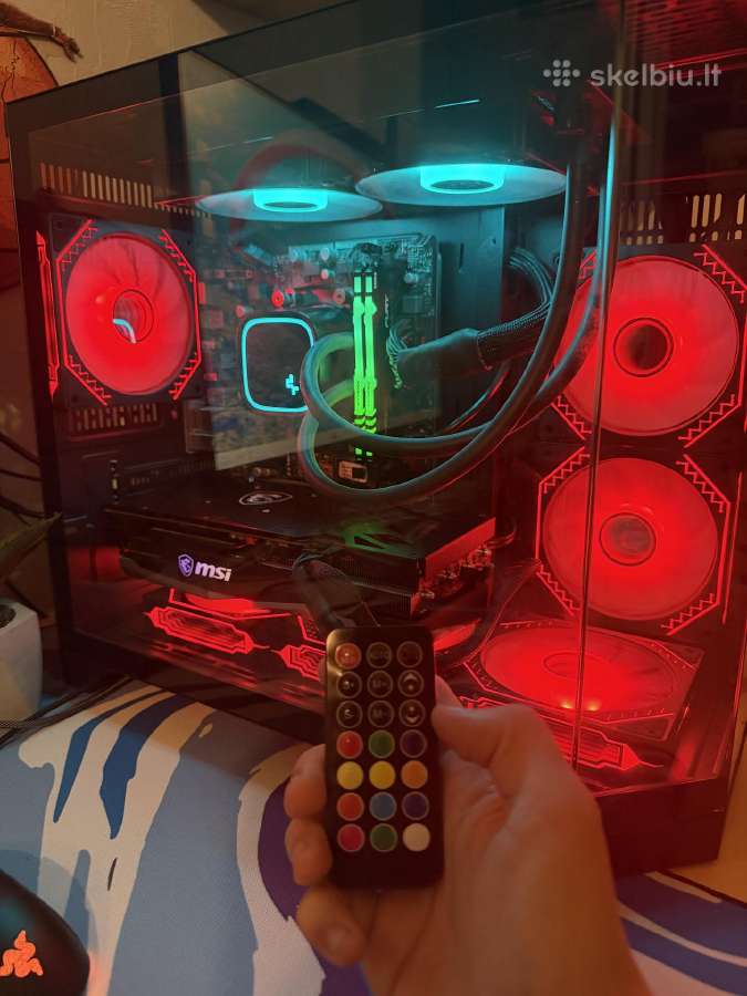 Gaming kompiuteris Amd Ryzen 7 / Rx 6600xt Be RAM - nuotraukos Nr. 12