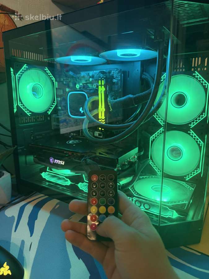 Gaming kompiuteris Amd Ryzen 7 / Rx 6600 - nuotraukos Nr. 15