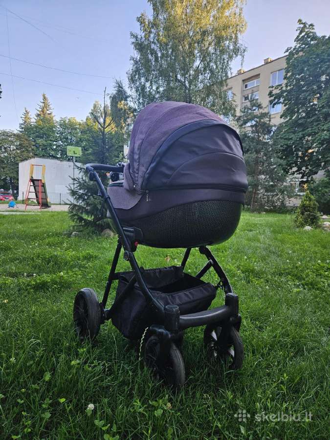 Vežimėlis 3in1 – lopšys, automobilinė kėdutė ir sp - nuotraukos Nr. 12