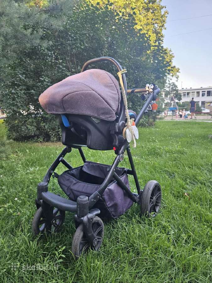 Vežimėlis 3in1 – lopšys, automobilinė kėdutė ir sp - nuotraukos Nr. 8