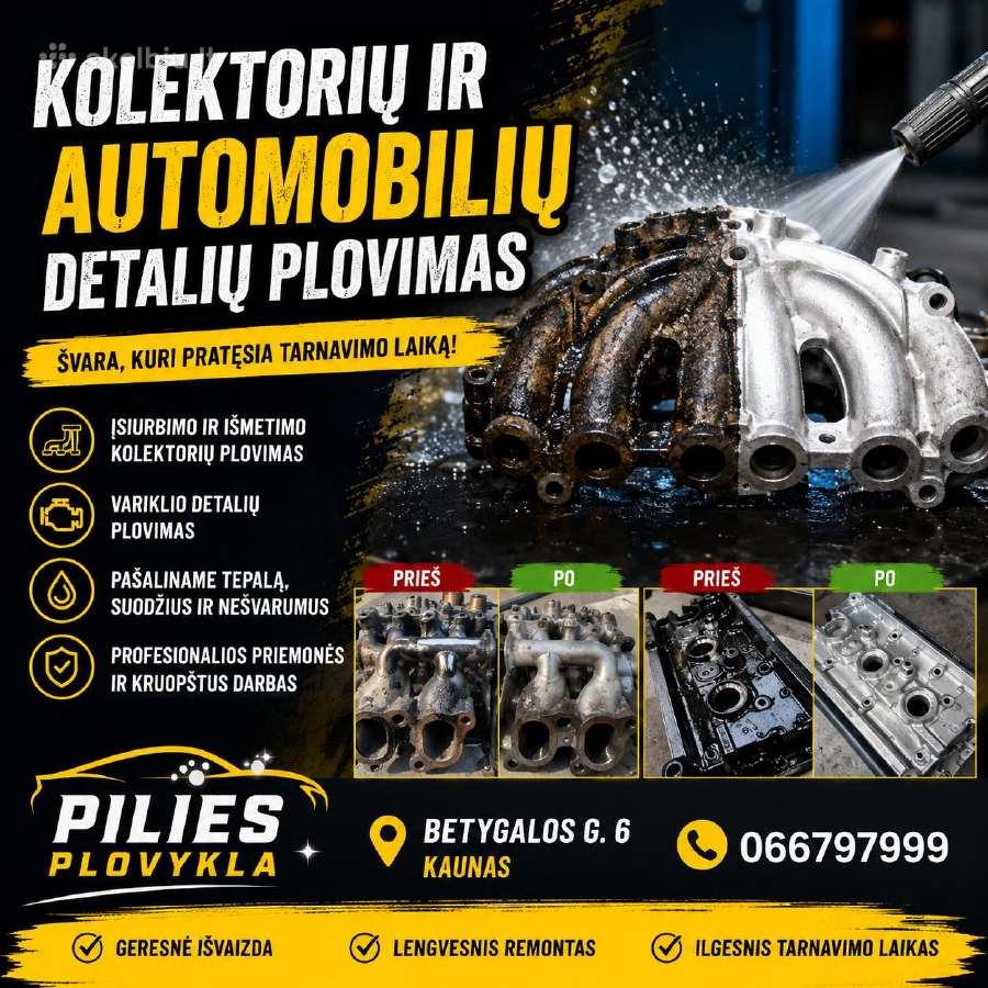 Variklių plovimas Automobilių Plovimas ir Valymas - nuotraukos Nr. 5