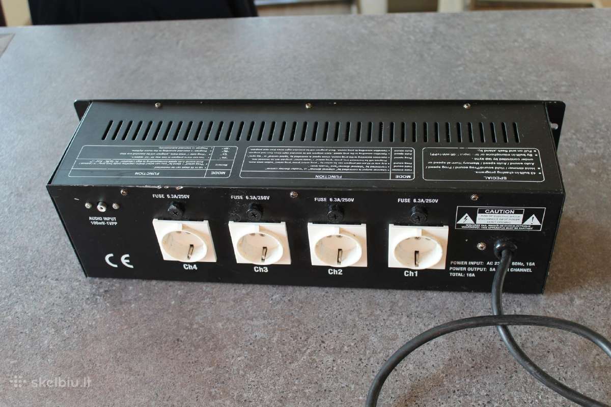 Eurolite LCD-4/s šviesų kontroleris - nuotraukos Nr. 2