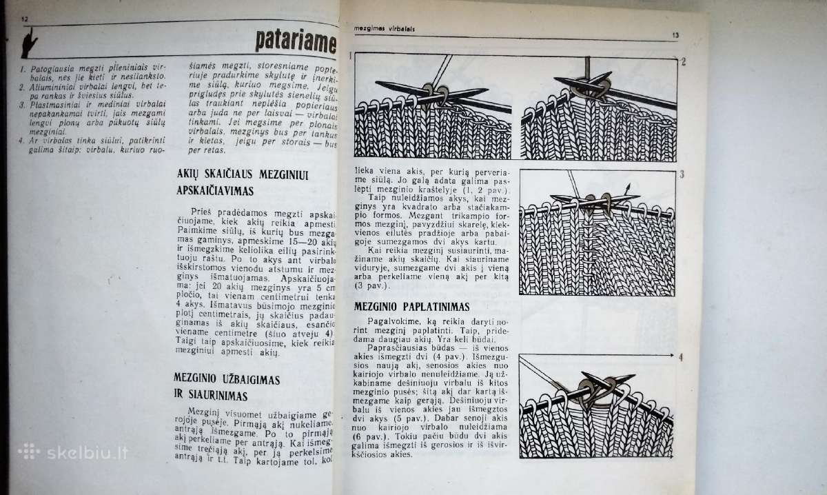 Mezgimo abėcėlė. Patarimai jaunajai mezgėjai - nuotraukos Nr. 23
