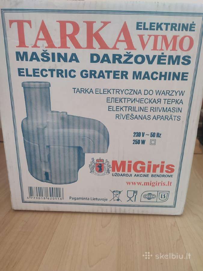 Bulvių ir daržovių tarkavimo mašina Migiris - nuotraukos Nr. 2