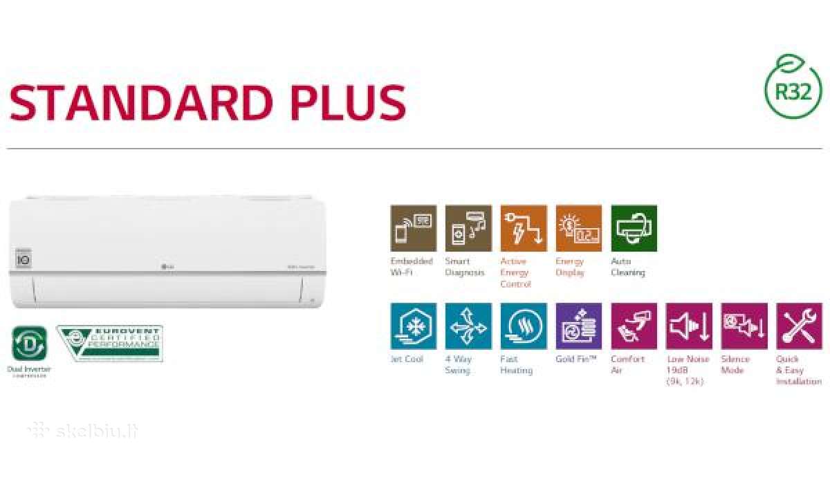 Naujas LG Kondicionier.standart plius 2.5/3.3 kw - nuotraukos Nr. 2