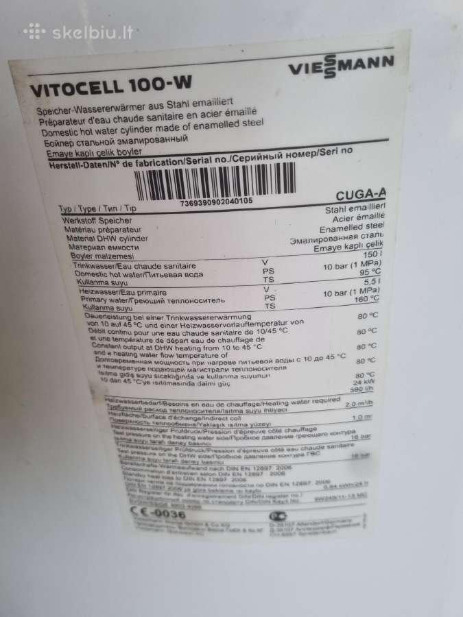 Veismann vitodens 100 B1hc19 - nuotraukos Nr. 3